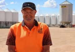 Ouyen farmer Deane Munro at his farm, where cleaner rural pipeline water is supporting broadacre spraying.