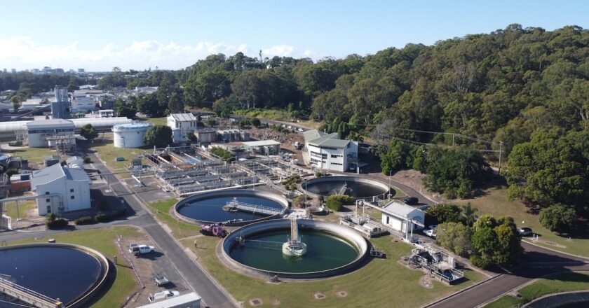Maroochydore Wastewater Treatment Plant renewal works supporting reliable wastewater services.