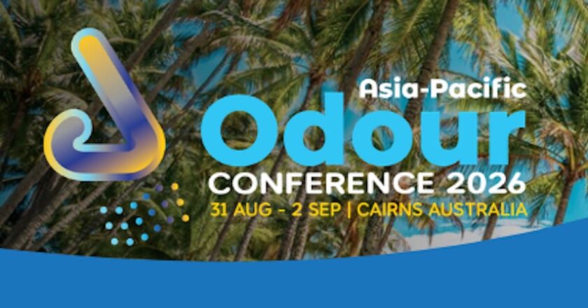 Asia-Pacific Odour Conference 2026 banner showing Cairns event details.