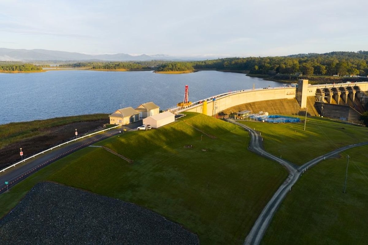 North Pine Dam strengthening passes 75% milestone